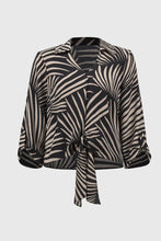 Load image into Gallery viewer, Gauze Tropical Print Top - Joseph Ribkoff
