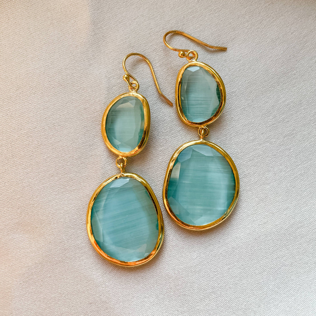 Two-Drop Earrings - Chakarr