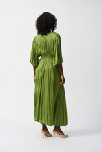 Load image into Gallery viewer, Pleated Satin Midi Dress - Joseph Ribkoff
