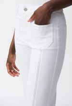 Load image into Gallery viewer, Culotte Jeans With Embellished Front Seam - Joseph Ribkoff
