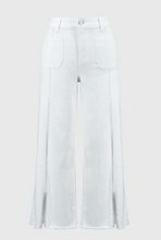 Load image into Gallery viewer, Culotte Jeans With Embellished Front Seam - Joseph Ribkoff
