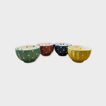 Load image into Gallery viewer, Bright Polka Dot Bowls
